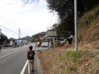 米山薬師の登り口